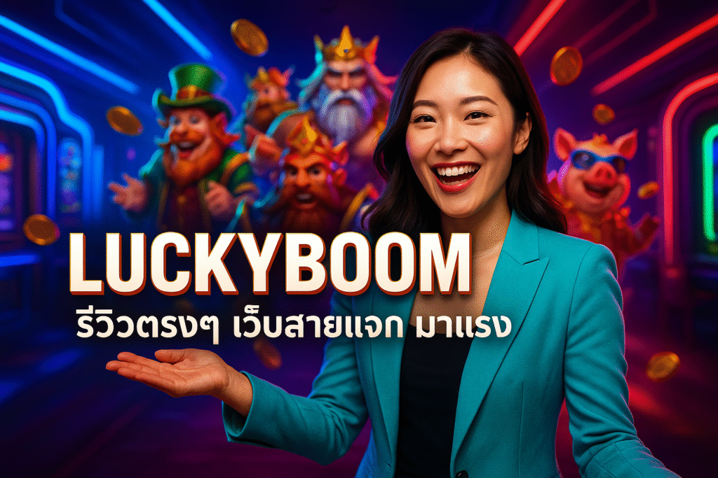 LUCKYBOOM รีวิวตรงๆ เว็บสายแจกมาแรง